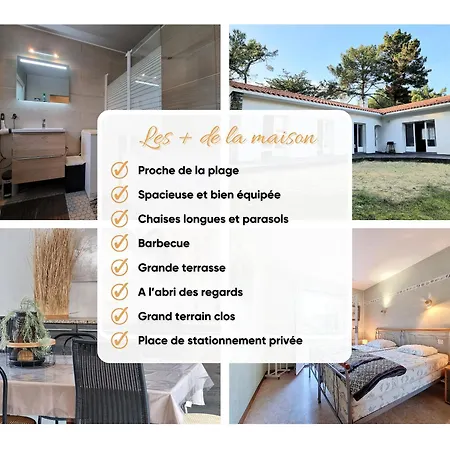 Maison Confort Avec Jardin, A 1km De La Saint-Hilaire-de-Riez