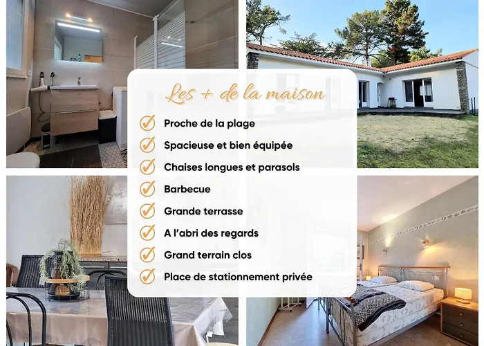 Maison Confort Avec Jardin, A 1km De La Saint-Hilaire-de-Riez