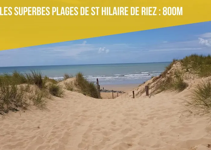 Maison Confort Avec Jardin, à 1km De La Hébergement de vacances Saint-Hilaire-de-Riez